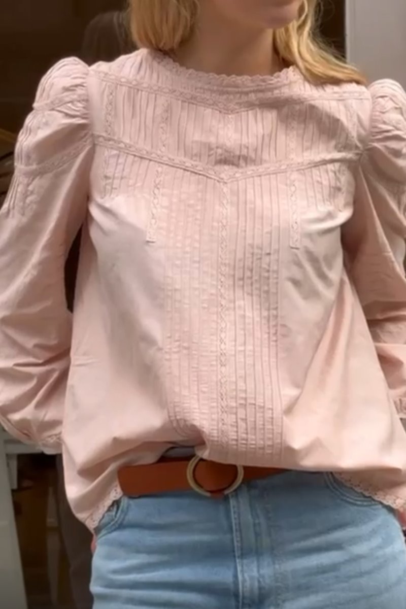 Kj's Laundry sabina top -  ballet pink back Kj's Laundry sabina top -  ballet pink back