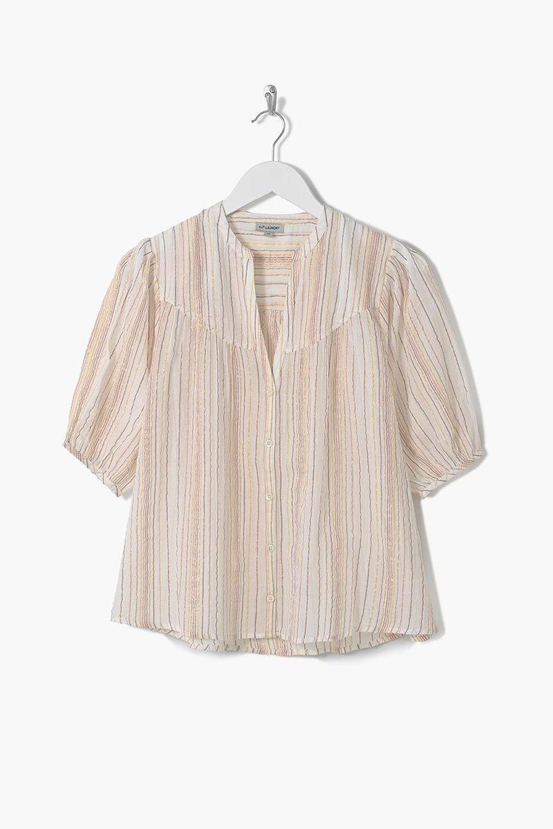 Kj's Laundry daisy top lurex stripe 