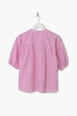 Kj's Laundry daisy top gingham  back