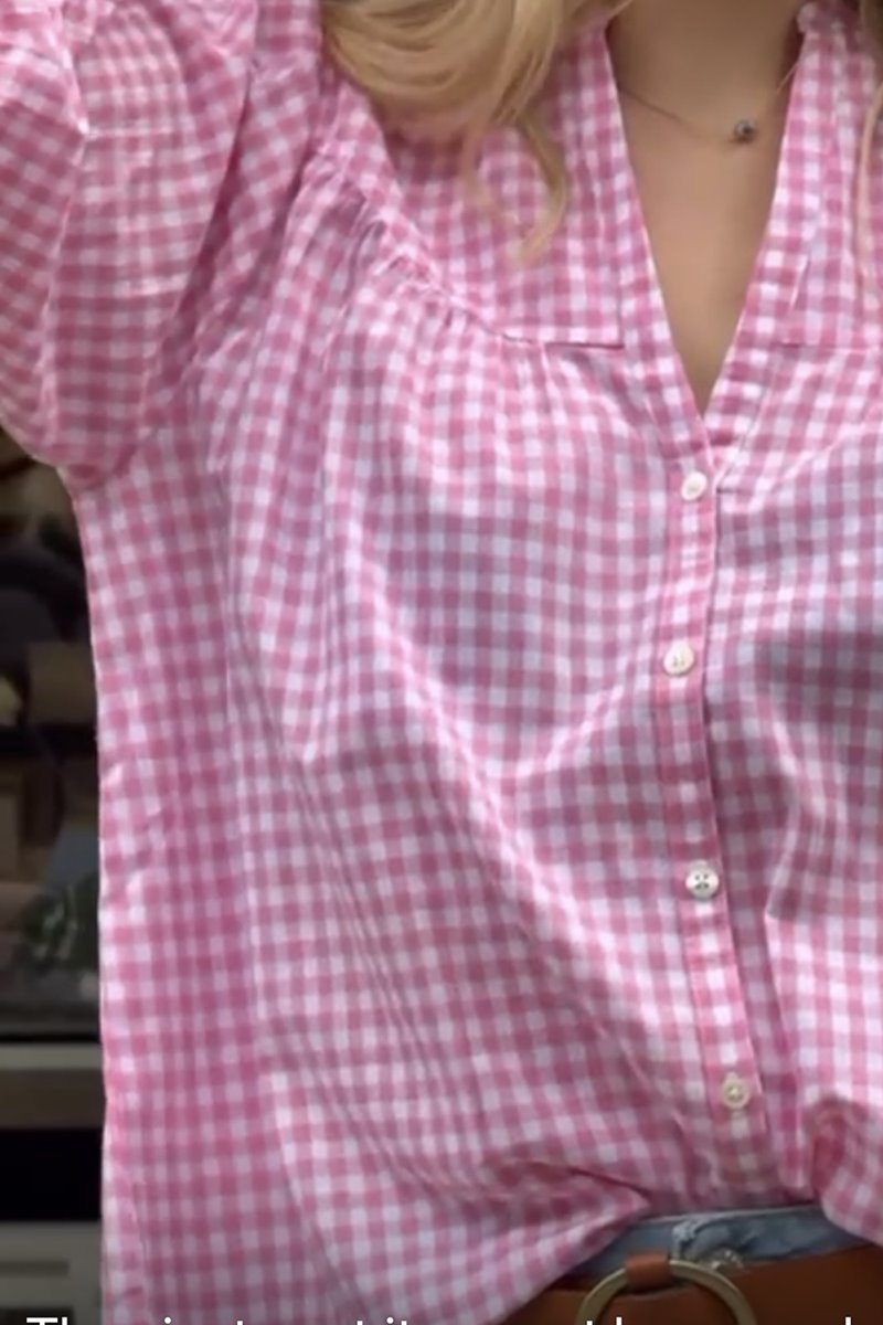 Kj's Laundry daisy top gingham  side