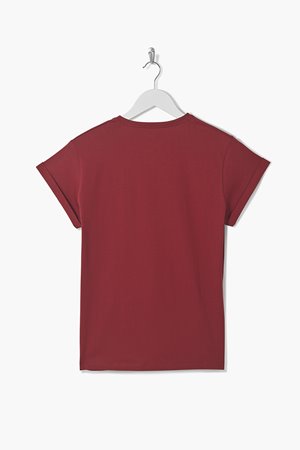 Kj's Laundry the perfect tee red  back Kj's Laundry the perfect tee red  back