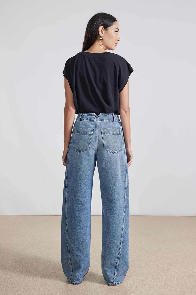 Apiece Apart meridian jean - austin wash side Apiece Apart meridian jean - austin wash side