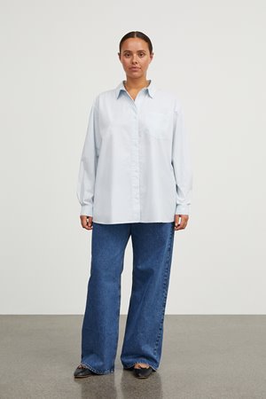 Skall Studio edgar shirt sky blue  back