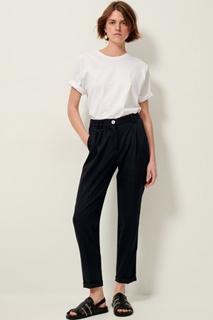 Sessun mansfield 20 pant - navy detail
