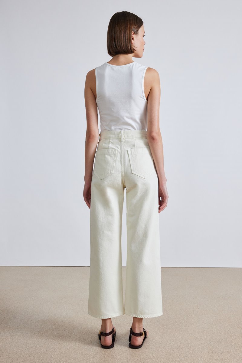 Apiece Apart merida jean ecru  detail Apiece Apart merida jean ecru  detail