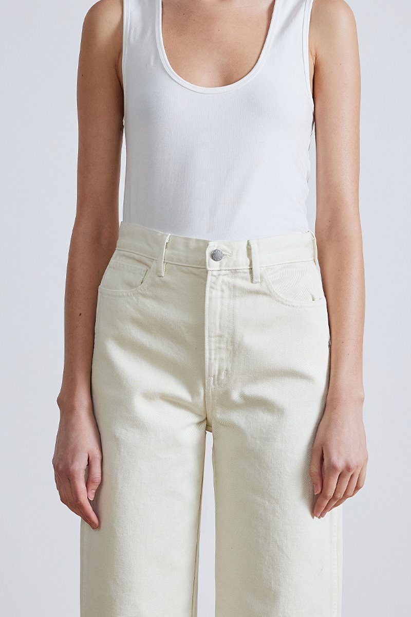 Apiece Apart merida jean ecru  back Apiece Apart merida jean ecru  back