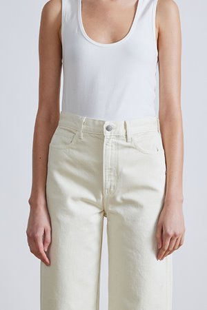 Apiece Apart merida jean ecru  back Apiece Apart merida jean ecru  back