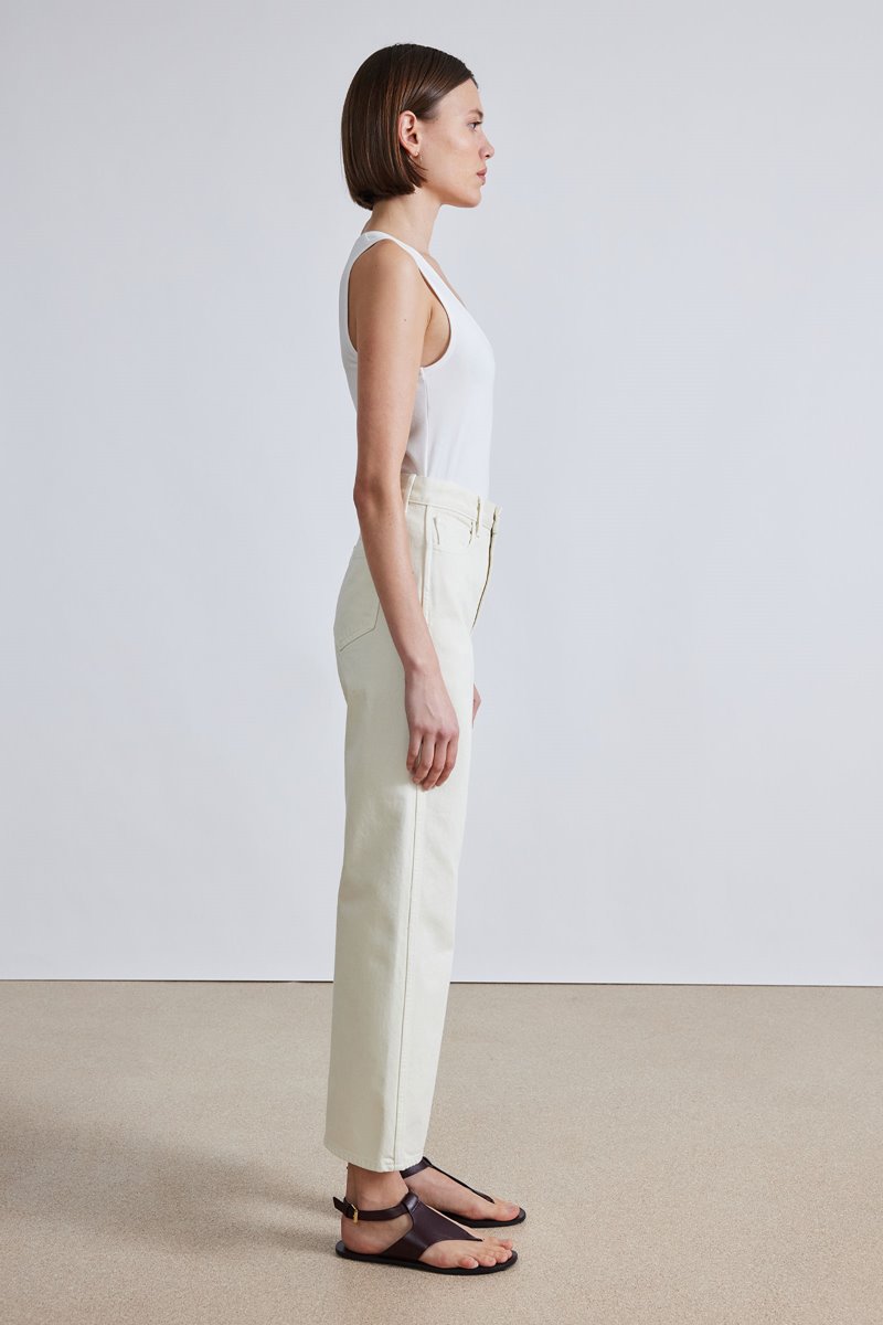 Apiece Apart merida jean ecru  side Apiece Apart merida jean ecru  side