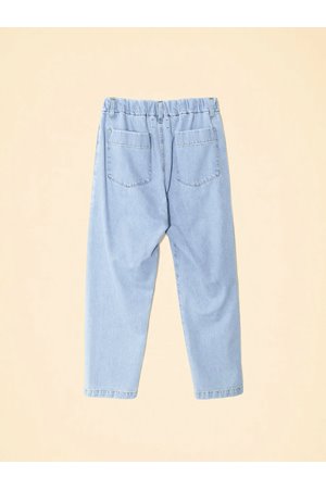 Xirena  mercer denim pant - light blue detail Xirena  mercer denim pant - light blue detail